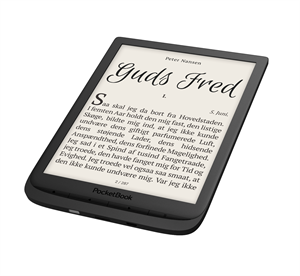 eBookReader PocketBook InkPad 3 sort forfra ligger